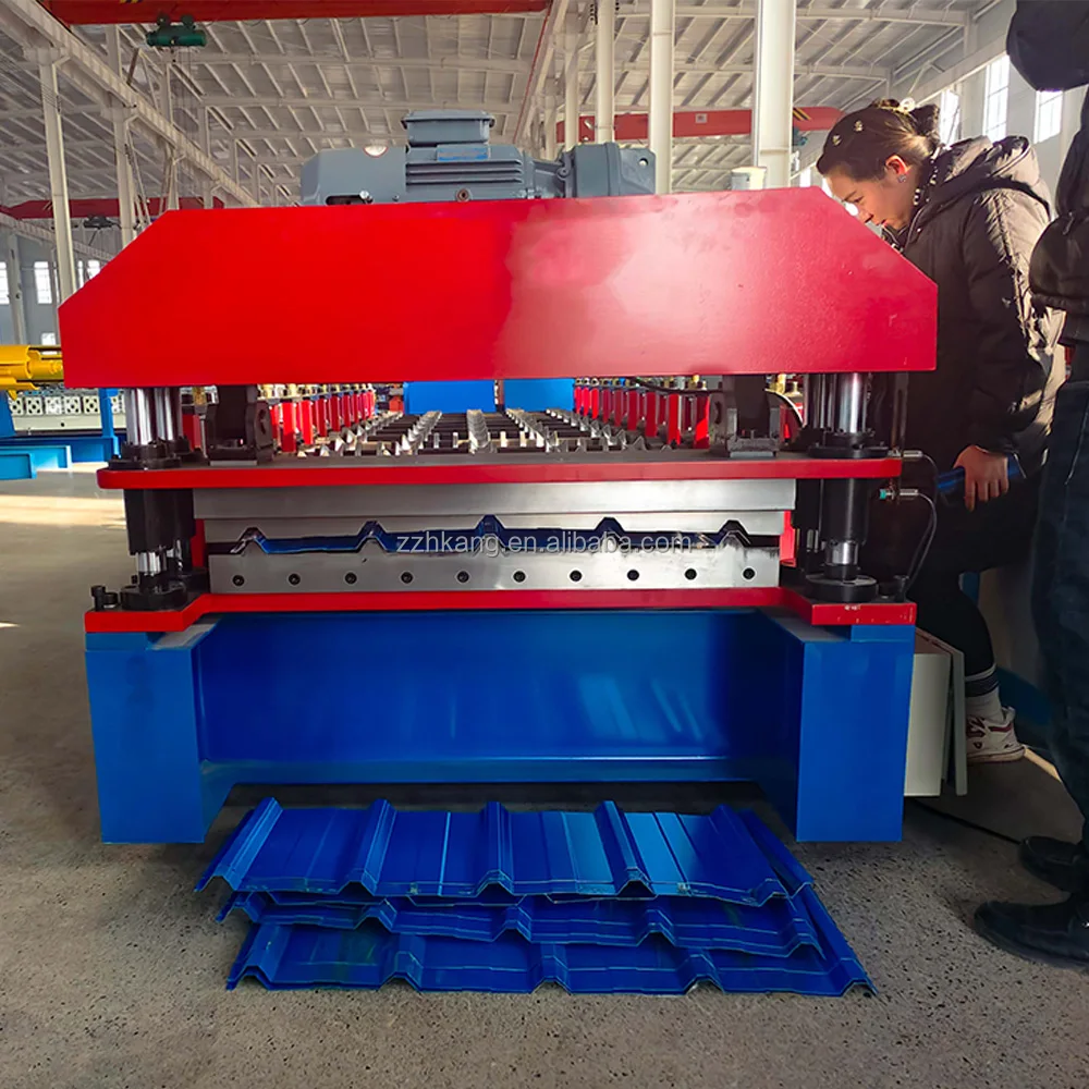 Galvanized Steel Cold Bending Roll Forming Machine 840 Single Layer ...