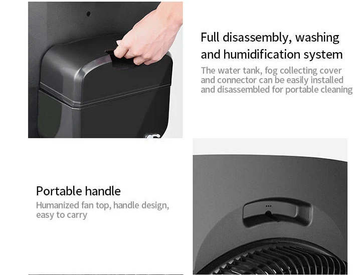 Wide Angle Oscillation Humidify Air Cooler Fan Water Air Cooler with Remote Control