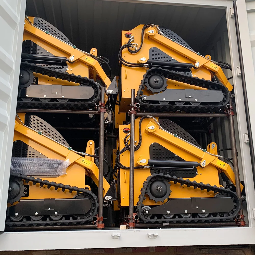 2023 новейшая модель небольшого гусеничного/колесного погрузчика, дизельный мини-погрузчик, борозд с дробилкой для пней