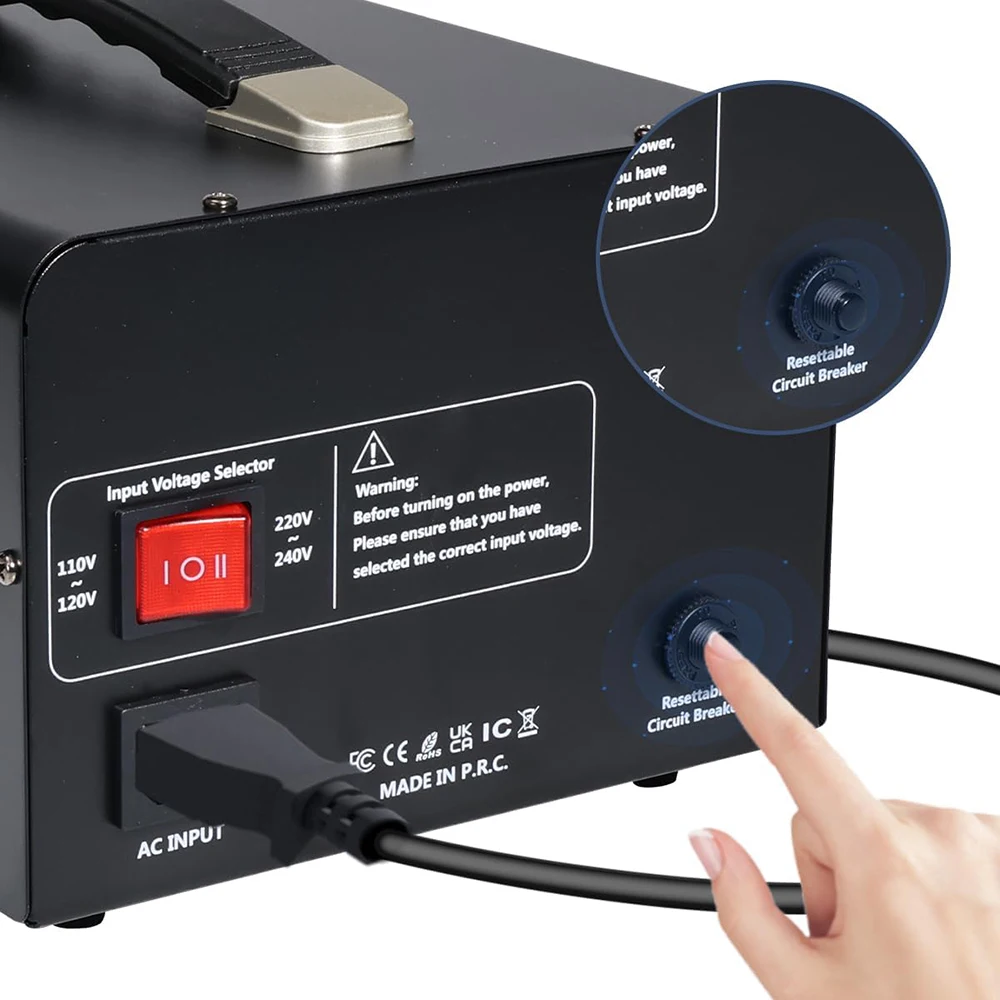 LVYUAN 5000VA Transformer Step up and Down AC 110V to 220V 220 to 110 Voltage Converter