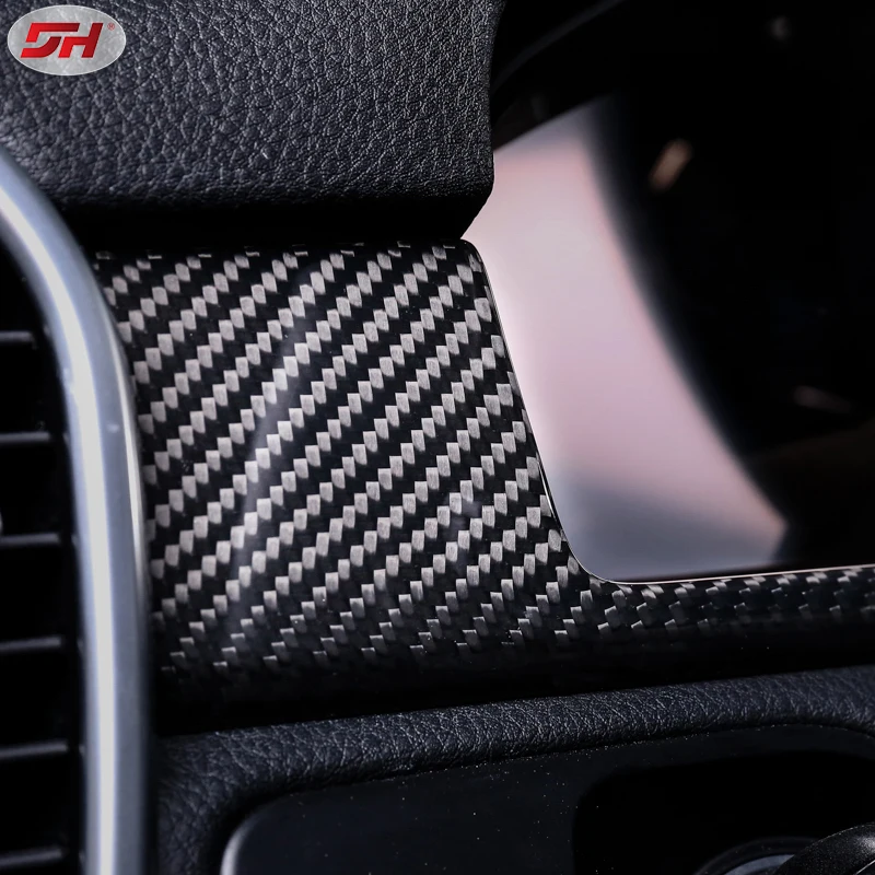paste type carbon fiber material interior dashboard panel trims For Porsche Cayenne 9Y0 9YA 2018-UP