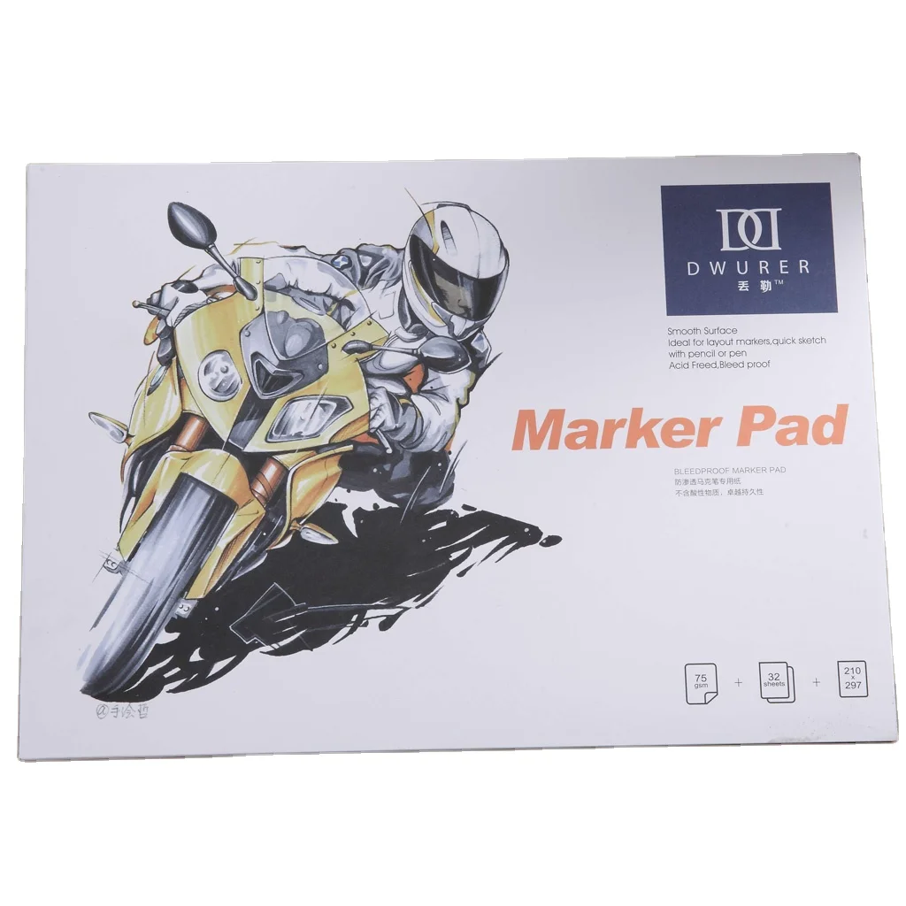 Marker Pad, Transparency Paper, Bleedproof, Dorer Art Professional