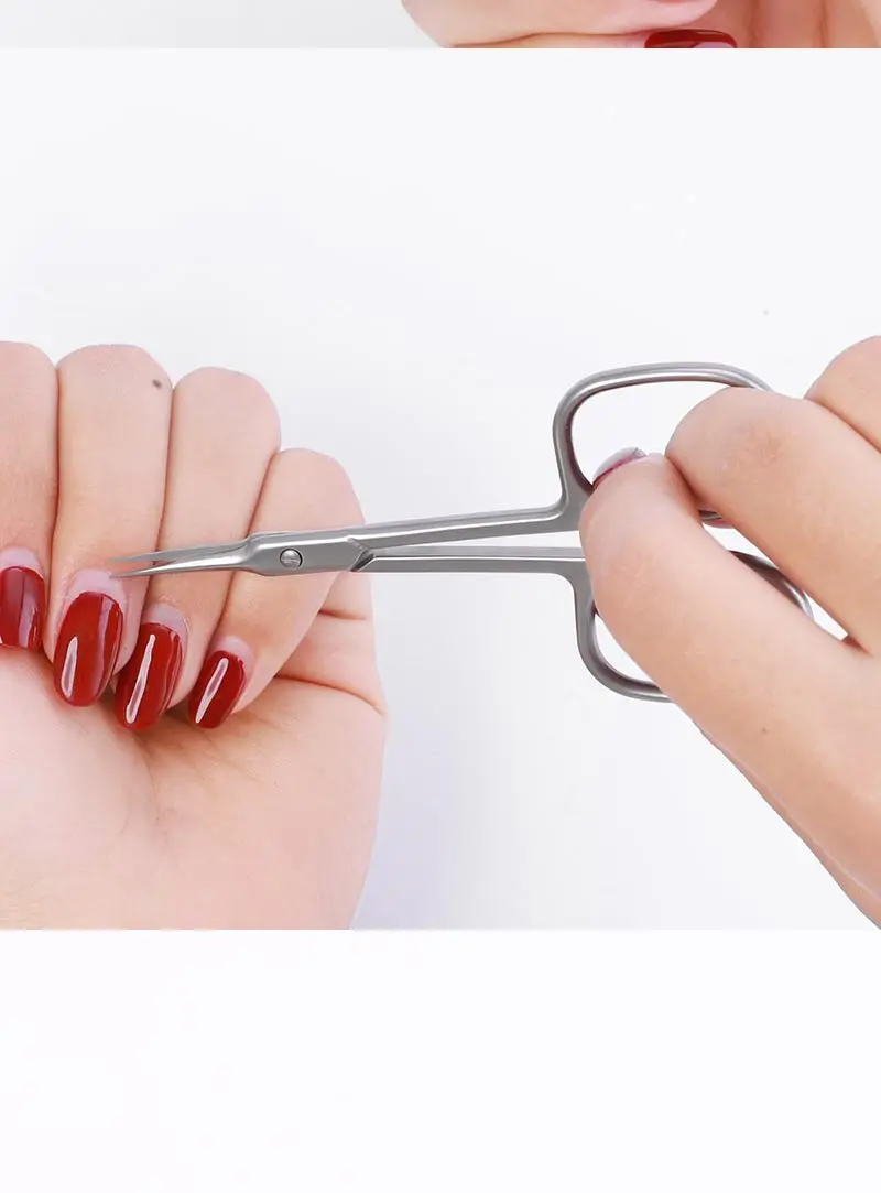 Russian Nail Scissor Curved Cuticle Scissors Wholesale High Quality