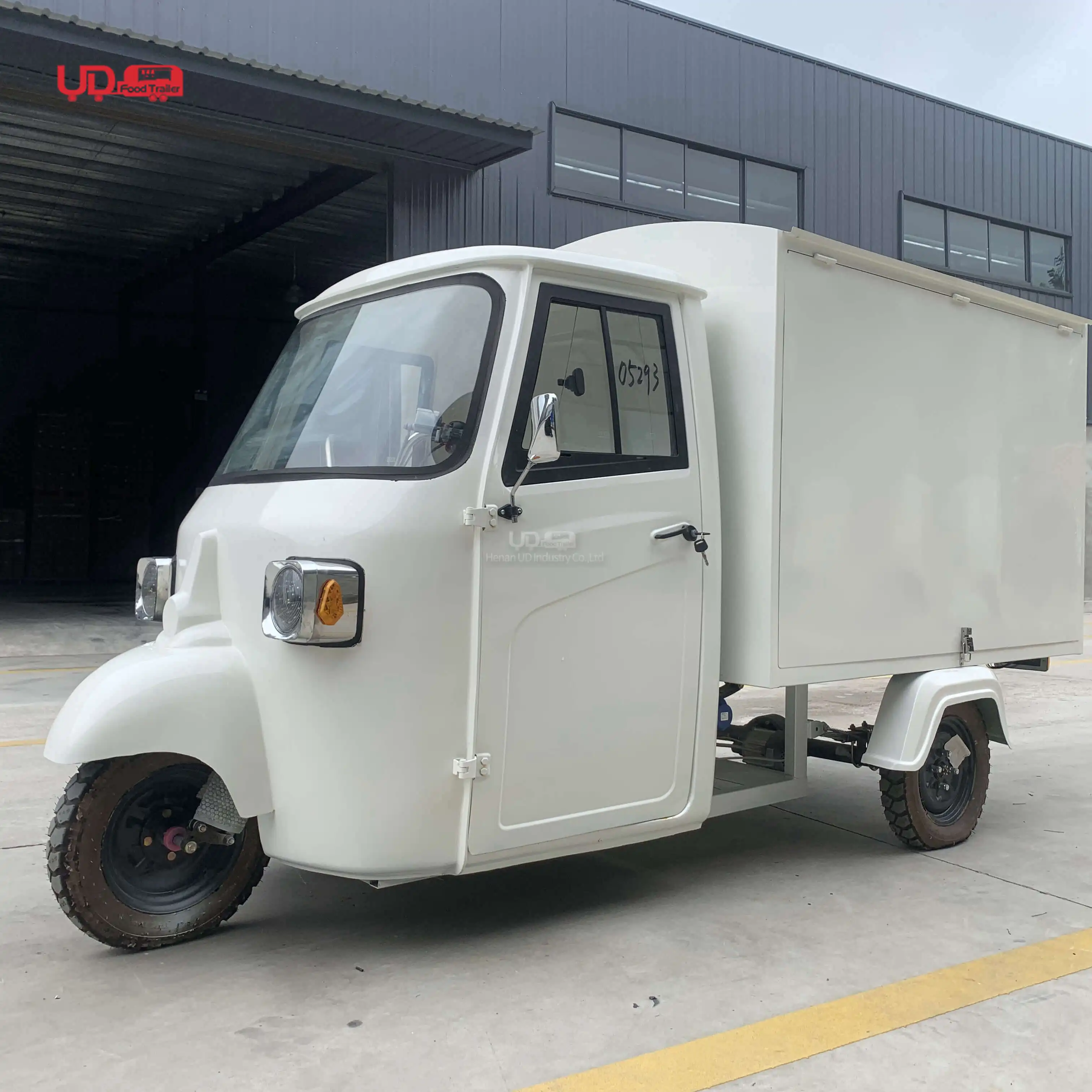 Customized Color Logo Piaggio Ape Mobile Bar Electric Food Truck Tricycle Piaggio Tuk Tuk