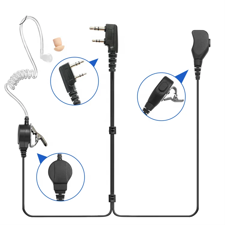 Surveillance 2 Way Radio Earpiece 