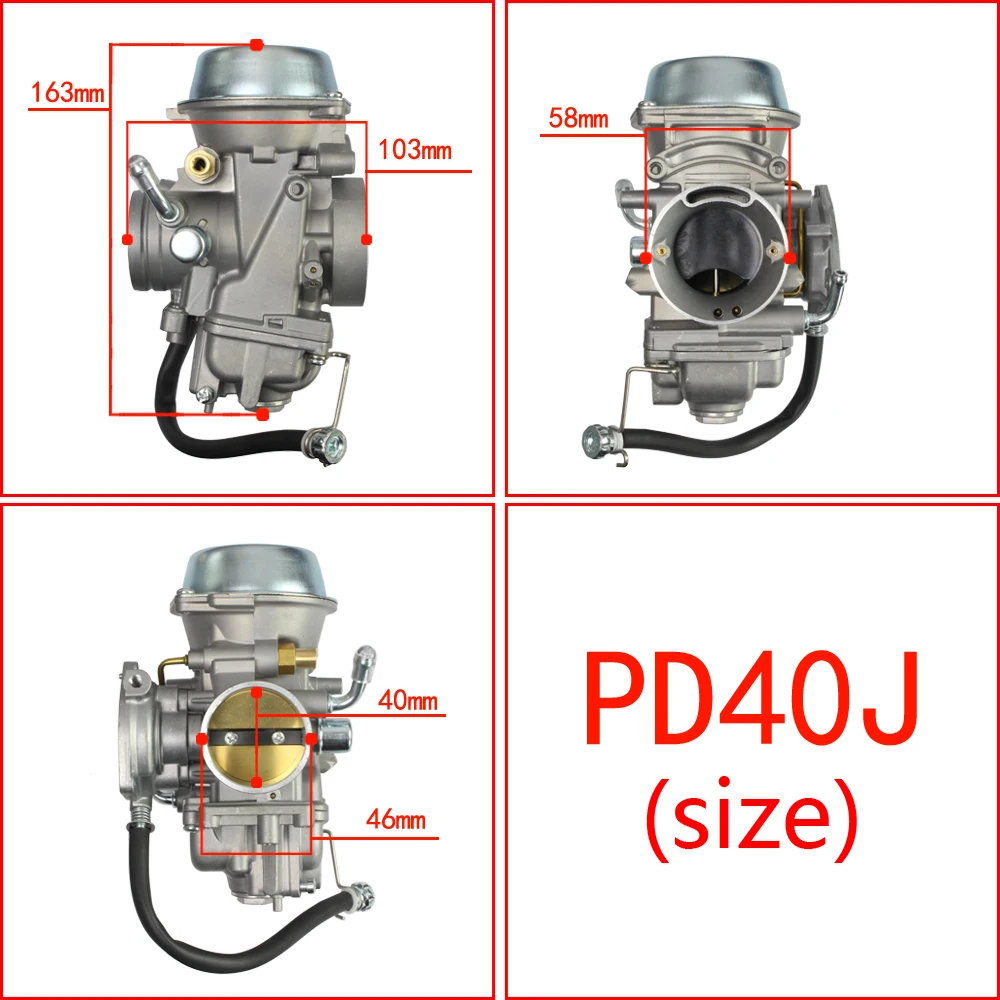Carburatore 40mm PD40J Per Polaris Scrambler 500, Sportsman 500 E Worke – 4 Tempi, Vuoto, Per ATV E Quad