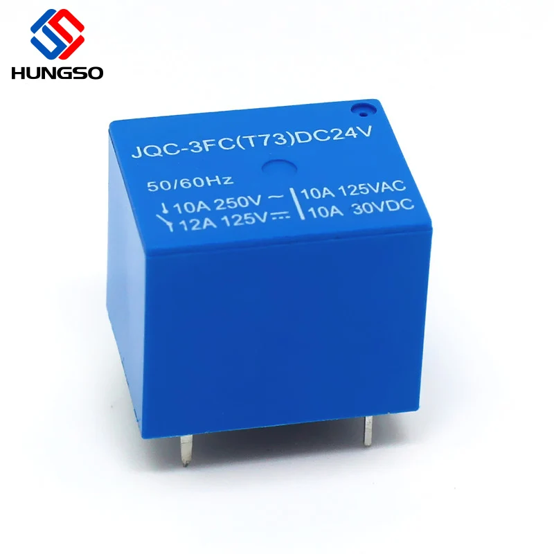 Tianbo Module Relay 12V Small Pcb Schrack Relay Electromagnetic Relay High Power 10A 250VAC 12A 125VAC JQC-3F(T73)