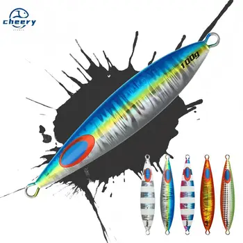 CHEERY 40g 60g 80g 100g 150g 200g Tuna Fishing Lure Metal Jig Bait Slow Fall Pitch Jigging Jigs Lure – Metal Jig – view 2