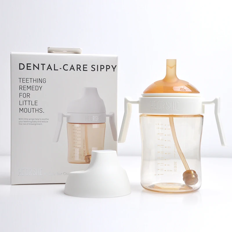 Heorshe Ppsu 210ml 300ml Dental Care Bpa Free Baby Sippy Cup Baby Water