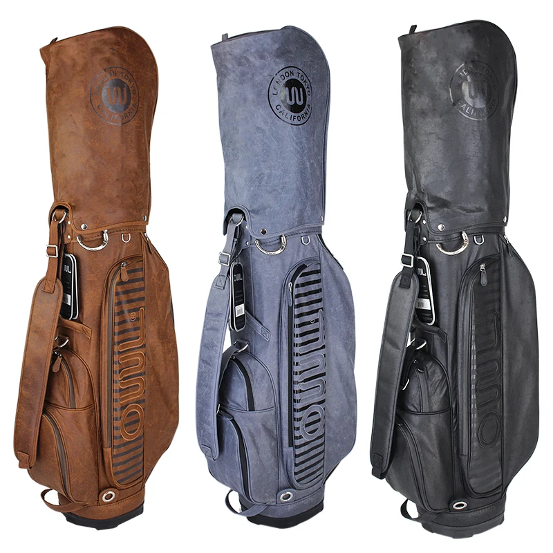 Golf Bag Men's Standard Golf Bag Highend Retro Suede Full Set Of Club Bags Buy Golf Bag High