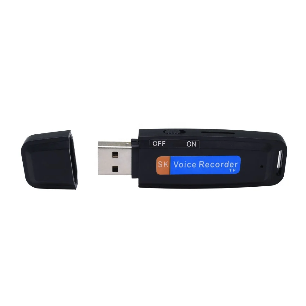 Mini 32GB USB Flash Drive Voice Recorder Memory Stick Audio Dictaphone U-Disk US 