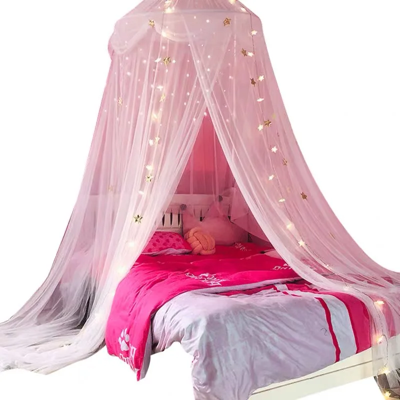 Dome Princess Mosquito Net Netting Mesh Bedding Canopy Tent Curtain Bed Room US