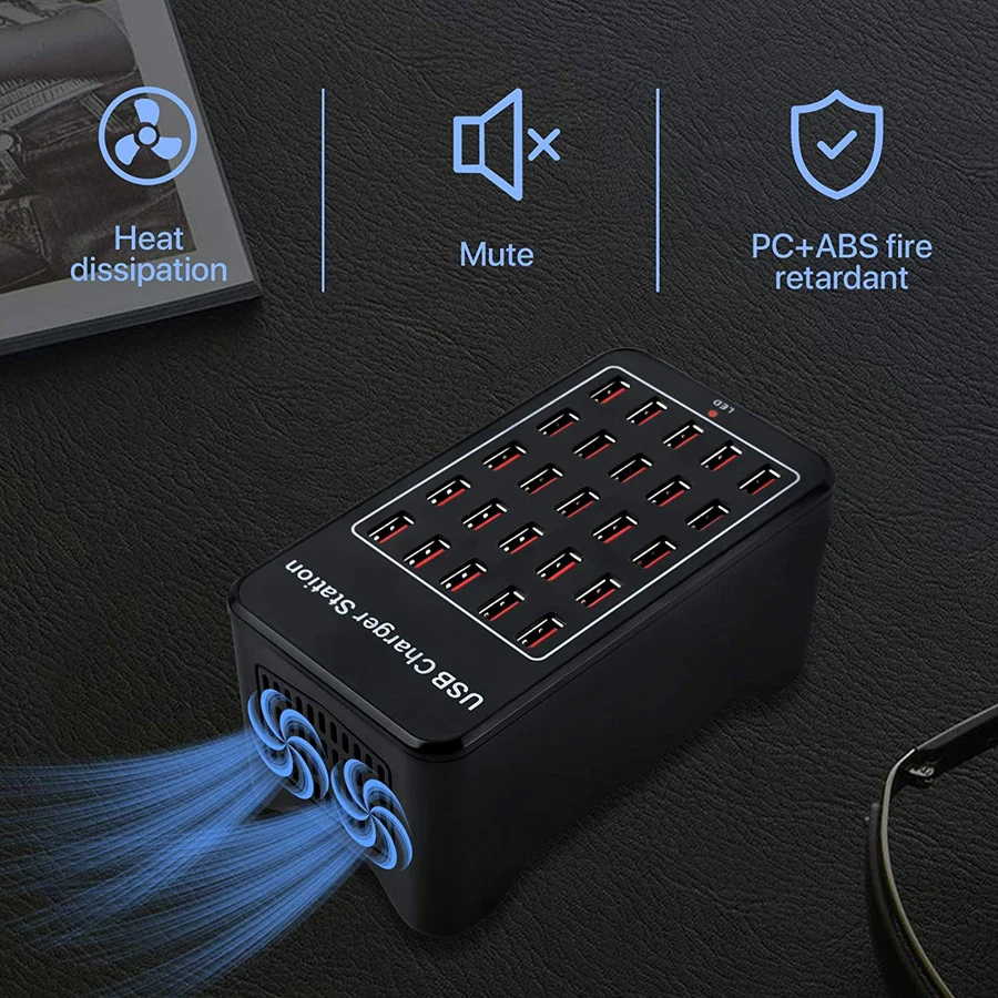 New 20/30/40 Ports Usb Multiport Mobile Phone Charger Highpower