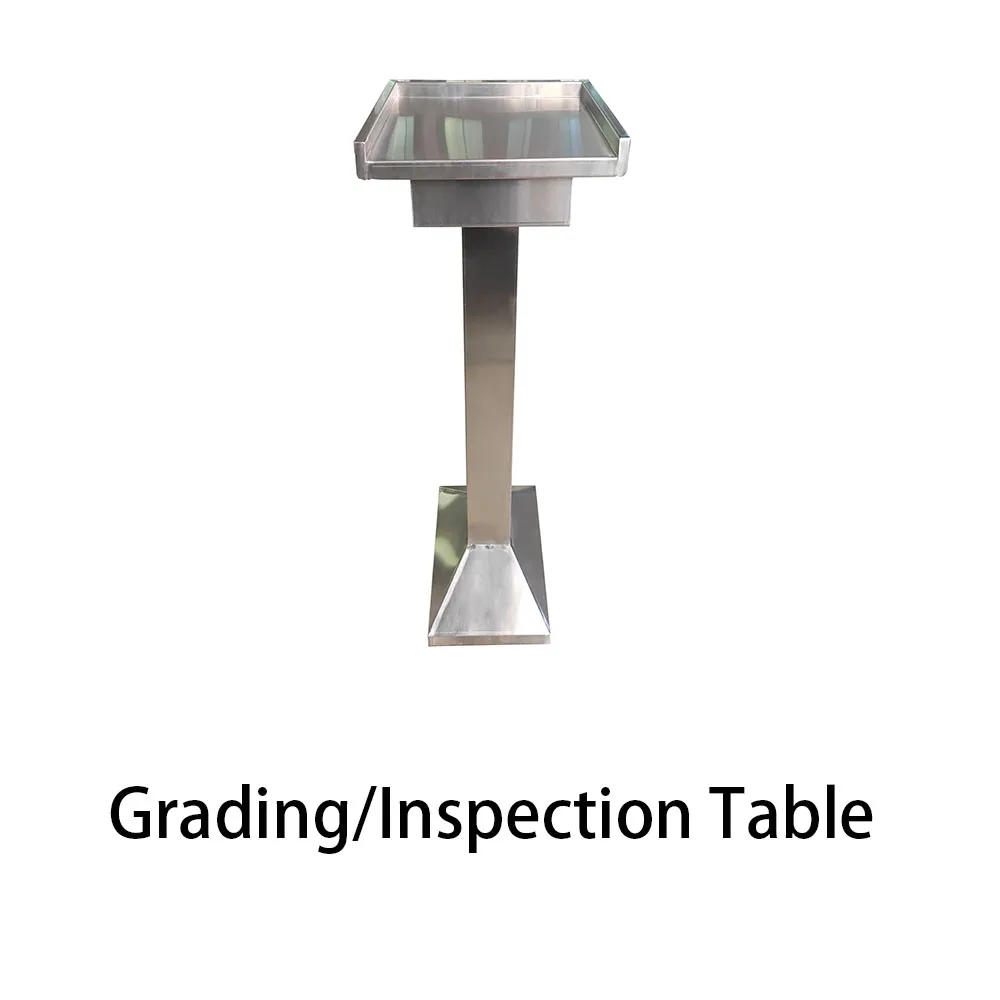 Customizable stainless steel food-grade workbenches for slaughterhouses, laboratories and food processing plants