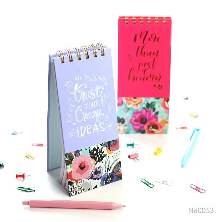 Kawaii Notebook Cute Stationary Spiral Memo List Pad Sturdy Covers To