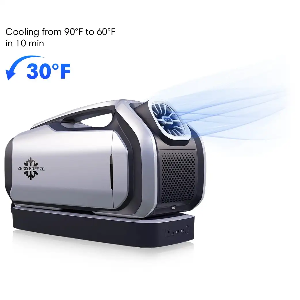 Zero Breeze 24V 110V 220V RV Car Flysheet Caravan Portable Air Conditioner  Mini Portable Air Conditioning