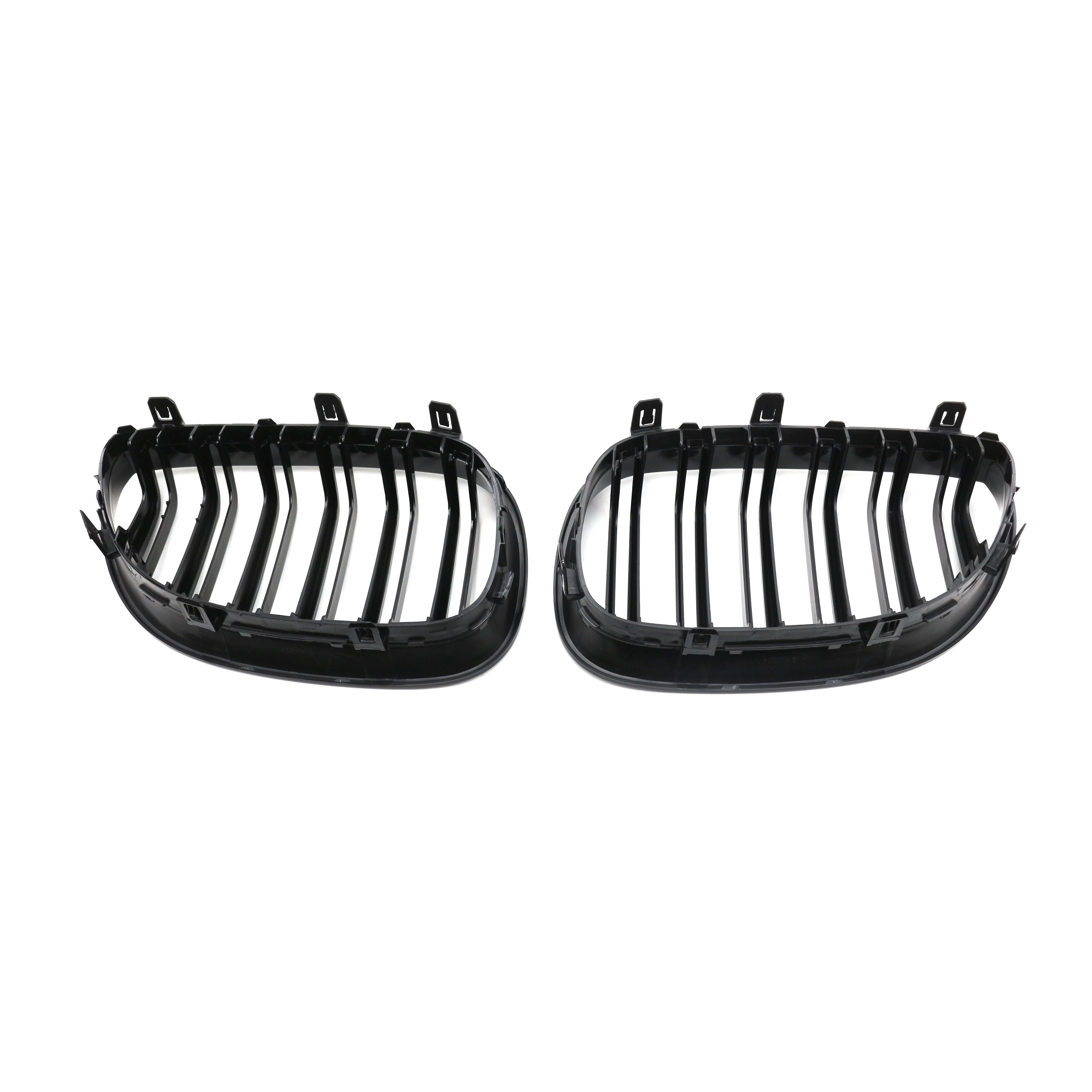 product tiypeor car diamond meteor front kidney grill for bmw e60 2003   2009 5 series gloss black-9