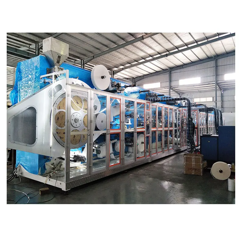 Customized Baby Diaper Making Production Line Full Servo I Shape Diaper Baby Nappy Manufacturing Machinery