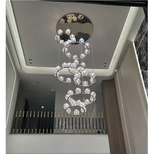 Staircase Chandelier Chandelier Pendant Dining Room Chandelier Lights for Apartment/villa/hotel