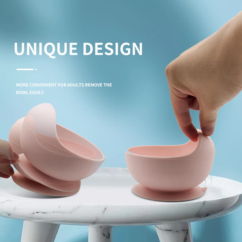 Заводская цена новый дизайн силиконовая присоска для малышей