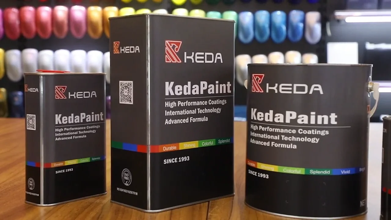 Keda Brand 2k Acrylic Auto Paint Super Gloss Metallic Pearl Diamond