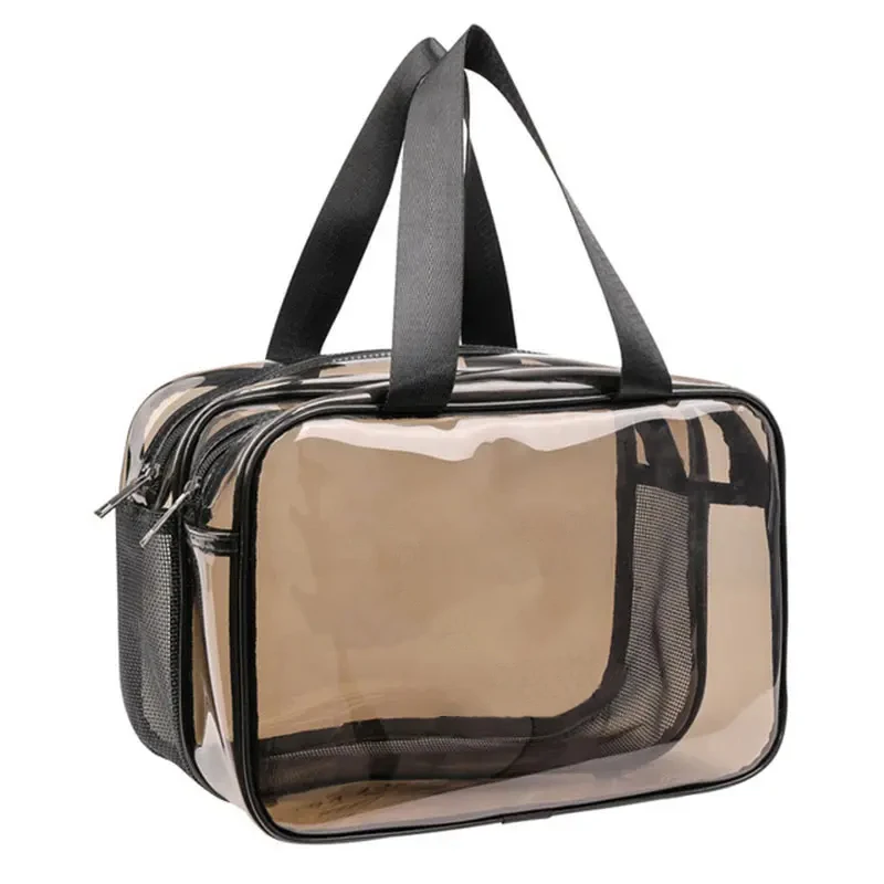 Custom Private Logo Corduroy Makeup Bag Lightweight Travel Cosmetic ...