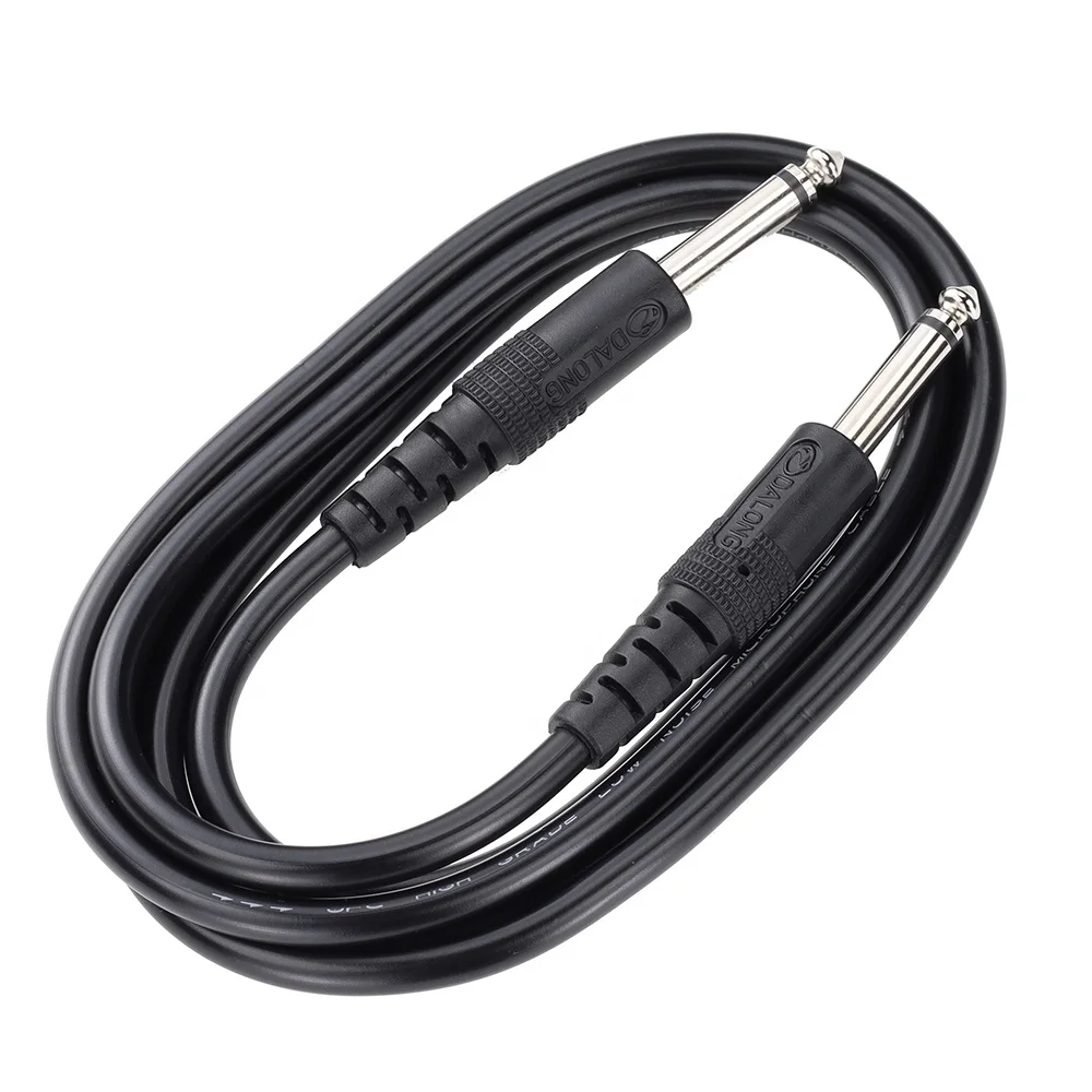 Guitar Cable 6.35mm Jack to Jack Mono Plug 6.3mm Electric Amp 1/4 Keyboard  lead