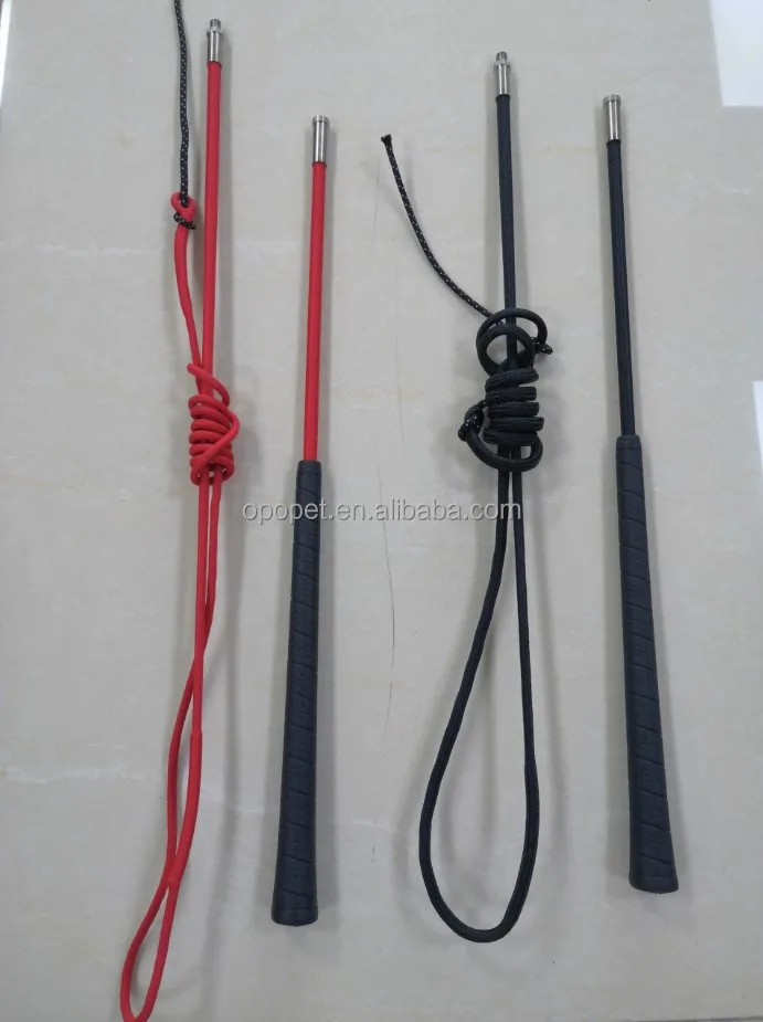 Horshi Customized Lunge Whip With Rubber Handle Can Detachable Into Two