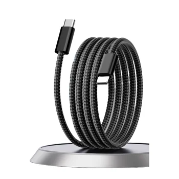 New style Magnetic absorption portable car Typc data for Apple 15 Huawei mobile phone PD60W fast charge 16 braided wire