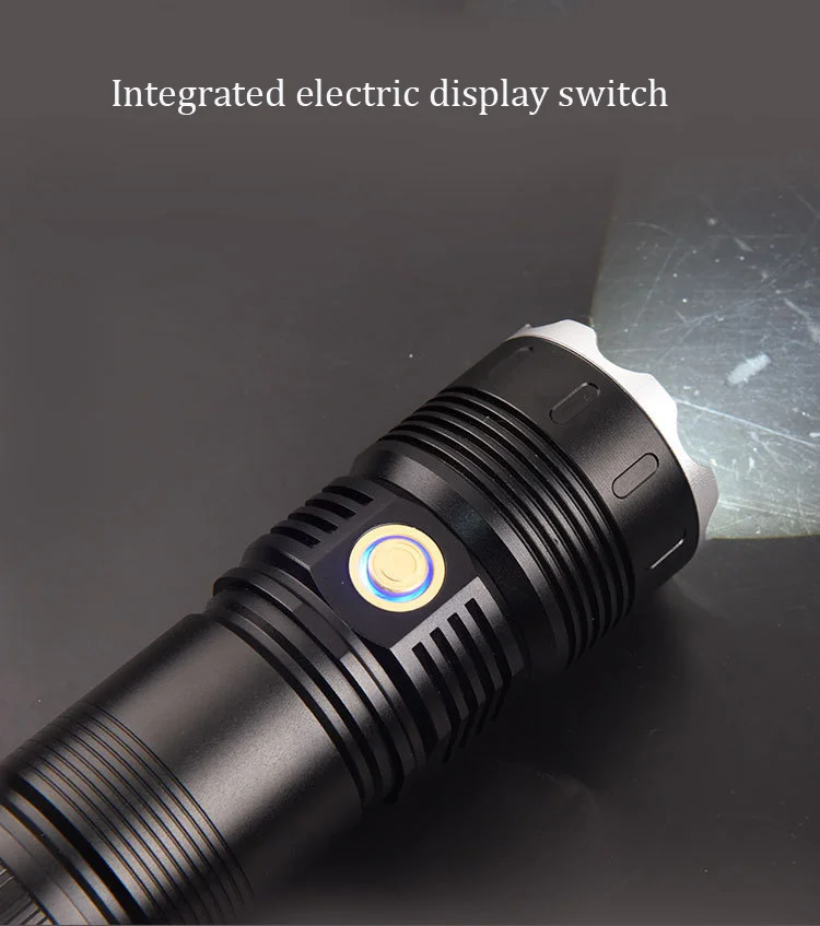 2023 New White Laser Flashlight 30w Led Super Power Laser Zoom