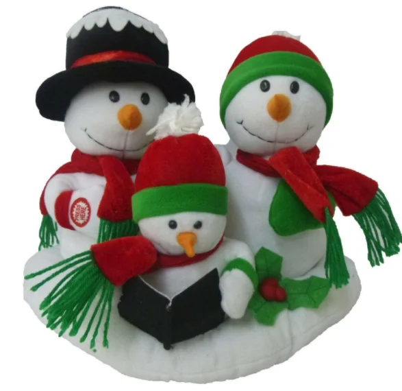 Christmas Plush Musical Snowman Singing and Dancing Snowman Toy