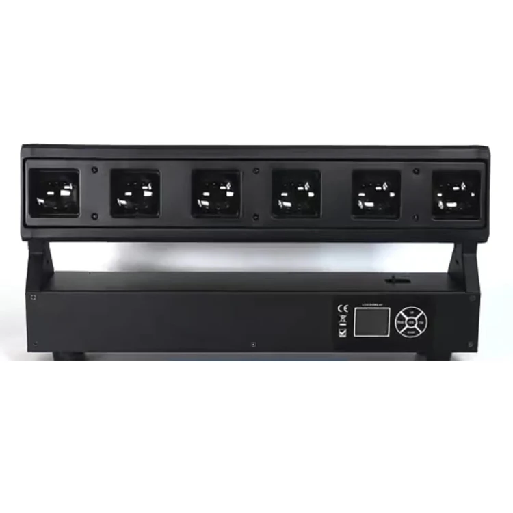 New DJ Matrix Led Lighting System Pixel 6x40W RGBW 4 in 1 DMX Light Bar Beam Wash Moving Head Lights for Disco