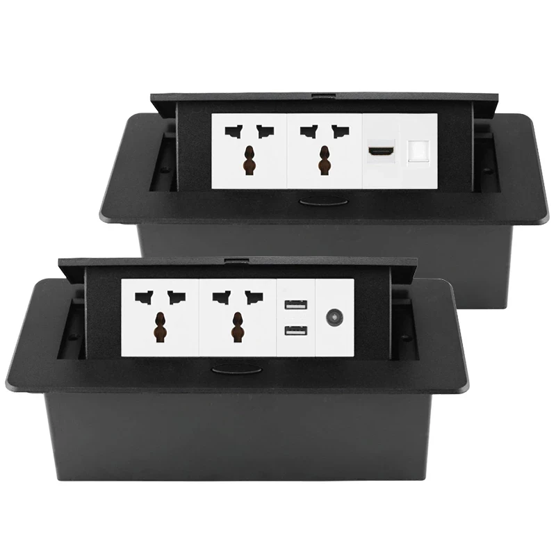 Universal Desktop Socket Recessed Power Strip USB RJ45 TV HDMI-Compatible Benchtop Pop Up Table Outlet FR UK Built-in From m.alibaba.com