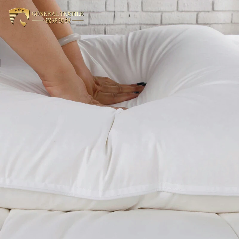 Гипоаллергенная 100% хлопковая ткань 1200 г микрофибра подушка