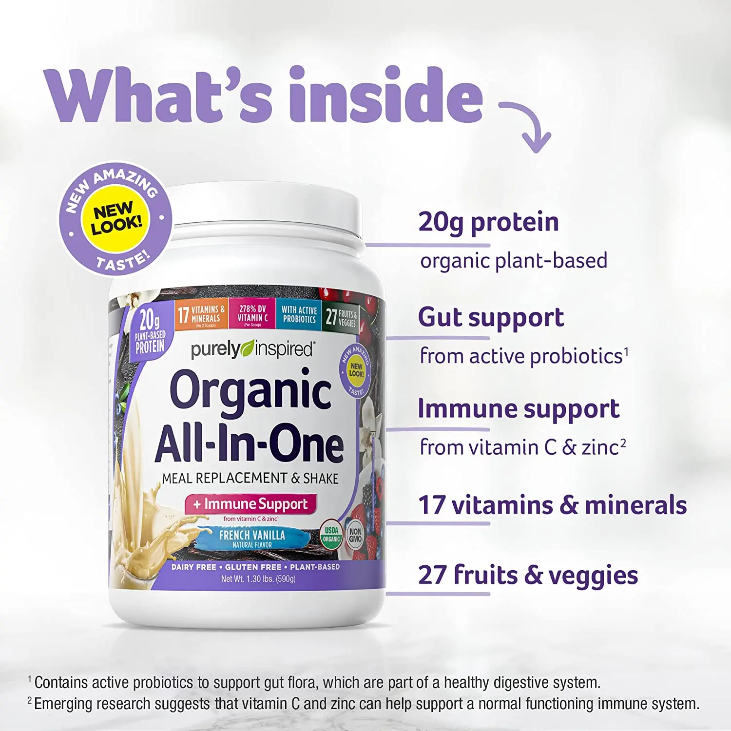 Wholesaler Oem Natural Plant Based Protein Powder For Women & Men