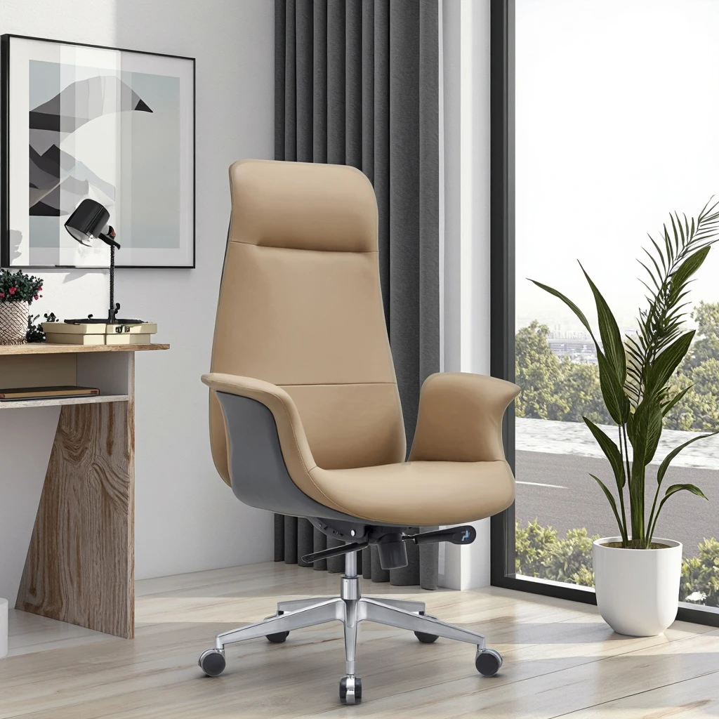 Executive Recliner Chair 55D Memory Foam Quadruple Locking System Premium Leather Commercial Grade 3