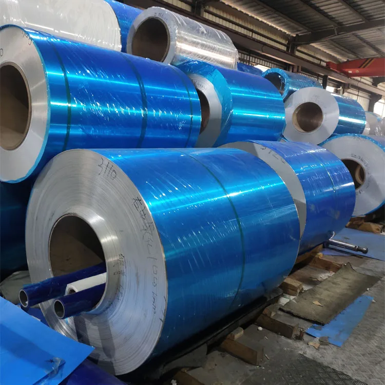 high-quality aluminium coil1060 H24 Protective film is suitable for pipe insulation wrapping