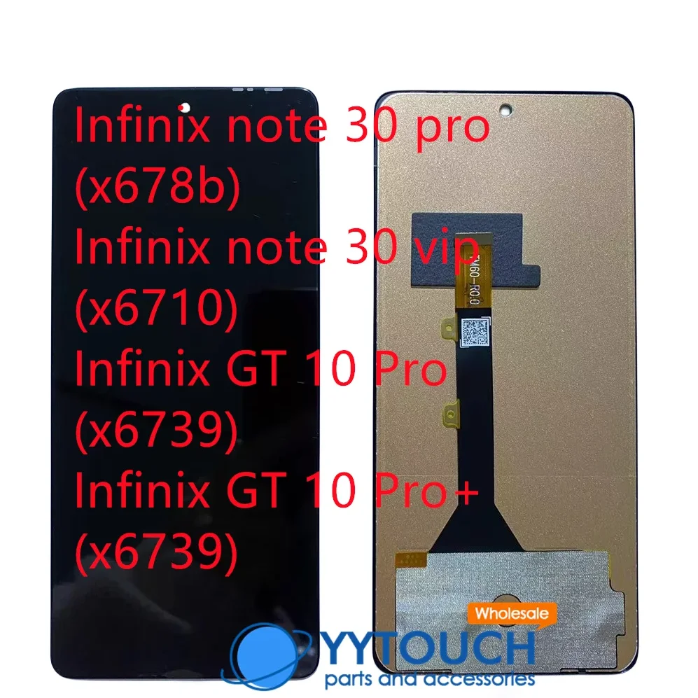 Infinix Note 30 vip x6710 LCDディスプレイ用タッチスクリーンLCD