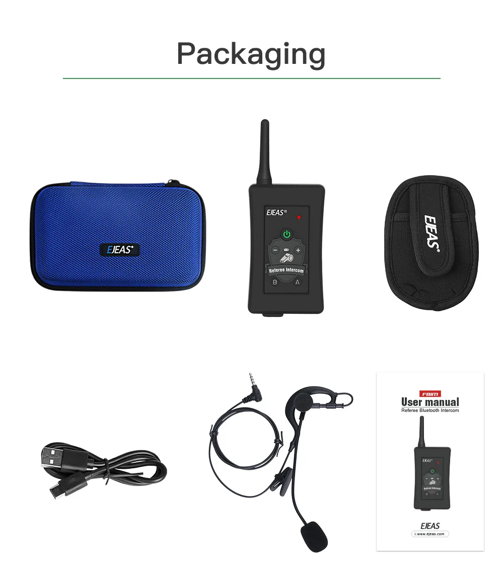 Hot Selling Communication System 4 Way Radio Intercom For Referee ...