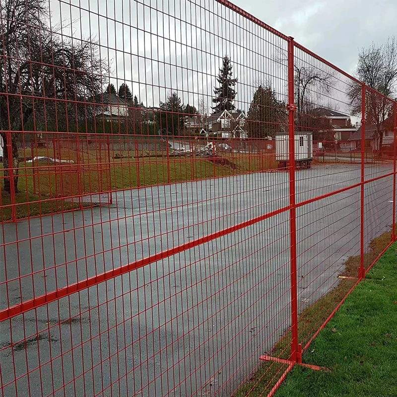Eco Friendly Building Galvanized Fence Removable Temporary Fence Panel Hot Sale Custom Pvc Canada Temporary Fence for Event