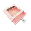Light pink square drawer box