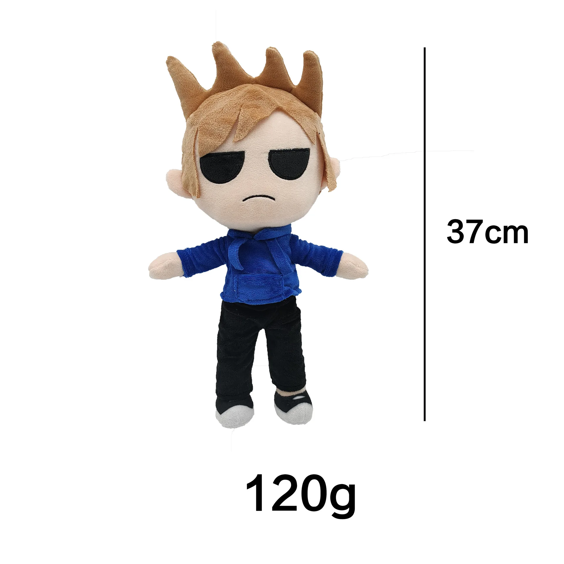 Pack De 4 Peluches Eddsworld Edd Tord Matt Tom 33cm