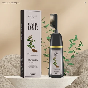 OEM 3-in-1 Hair Dye Shampoo Easily Handled Cream for Home Use & Salons Salon-Quality Color Change