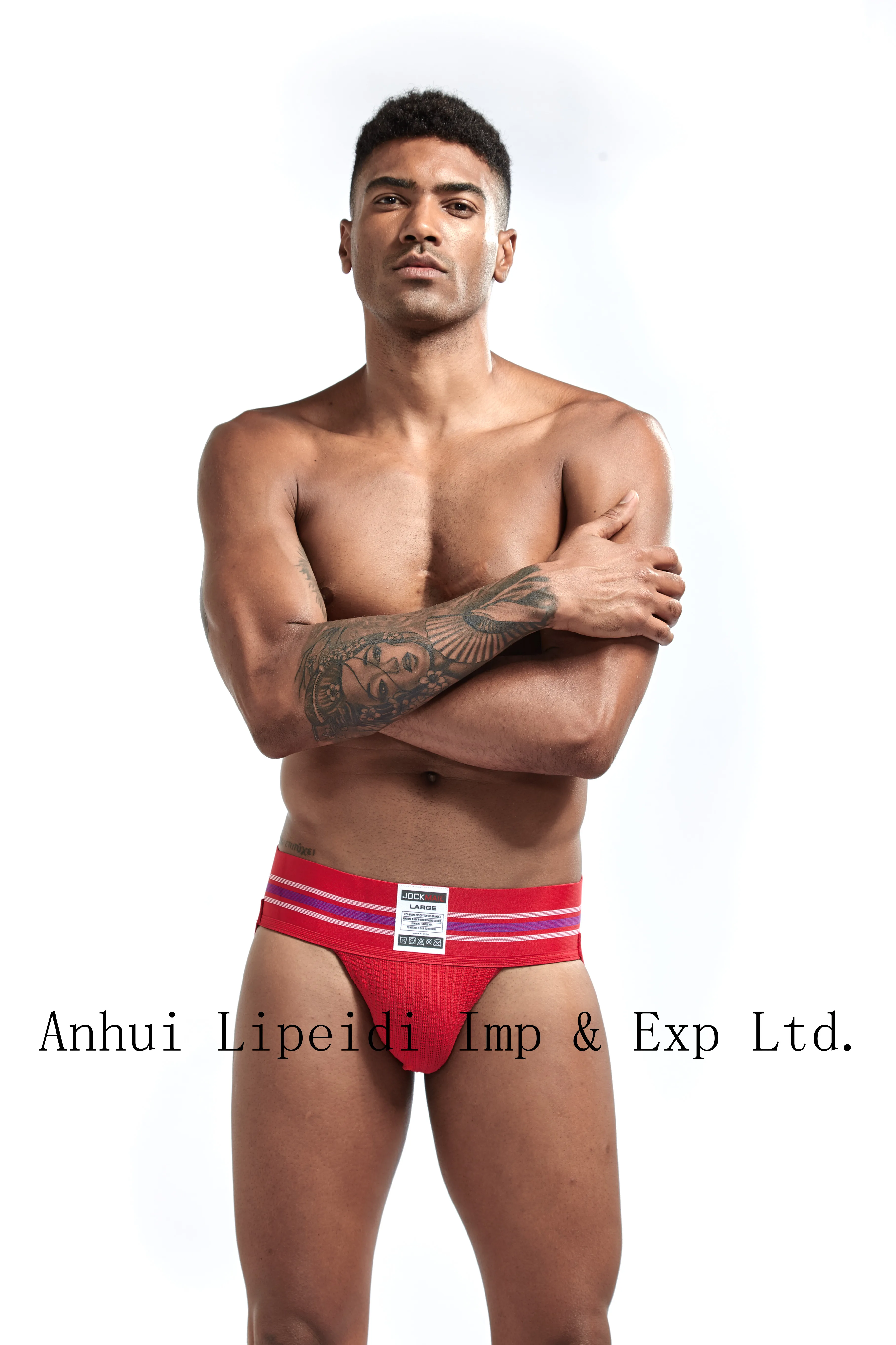Design Your Own Logo European Man Fashion Strip Show Underwear High Stretch Nylon Boxer Briefs