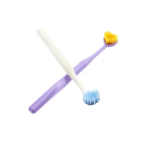 Competitive Price Adult Big Head Toothbrush High Quality Ergonomic Handle Pure Color Modern Simple Tooth Brush