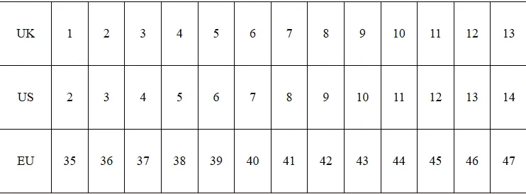 Product dimensions