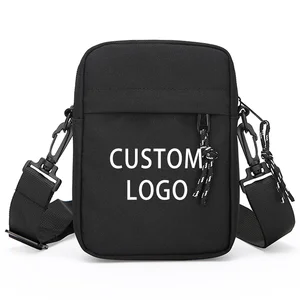 Personalized Custom Logo Wholesale Casual Fashion Shoulder Bag Sport Waterproof Fabric Chest Sling Crossbody Men Cross Body Bag