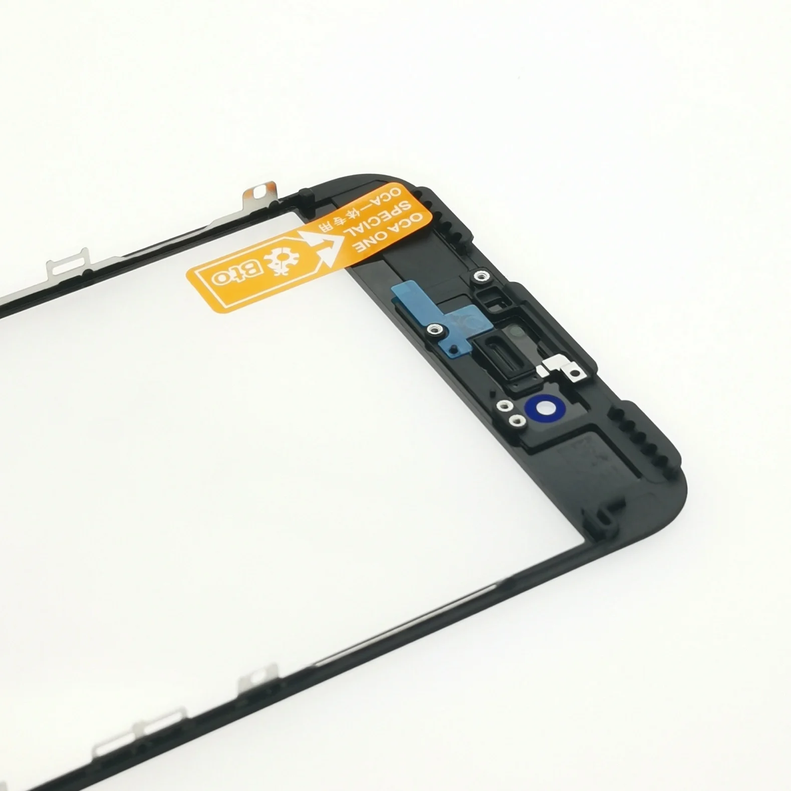 LCD Touch Screen Refurbishing Assembly Repair Replacement Parts of 3 in 1 Glass with OCA and Frame for iPhone 7g 7plus 8g 8Plus