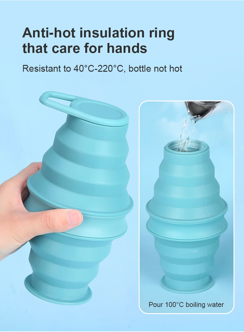 Wholesale Bpa Free Reusable Outdoor Foldable Silicone Coffee Cups ...