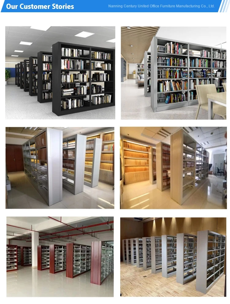 Bookshelf Metal Library Bookcase Bookstore Bookshelves Steel Library ...